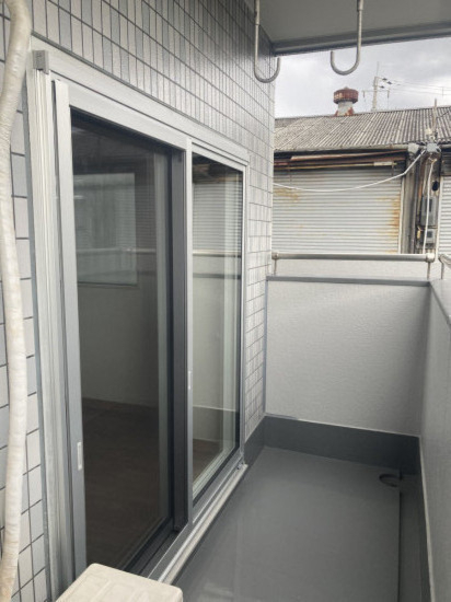 マンションの窓取替しました