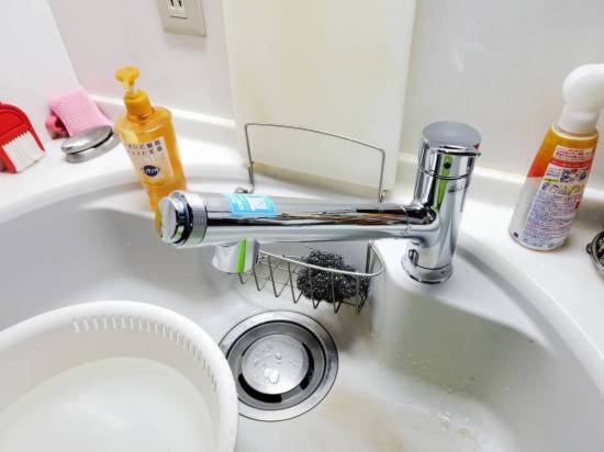キッチン浄水器水栓取替工事行いました