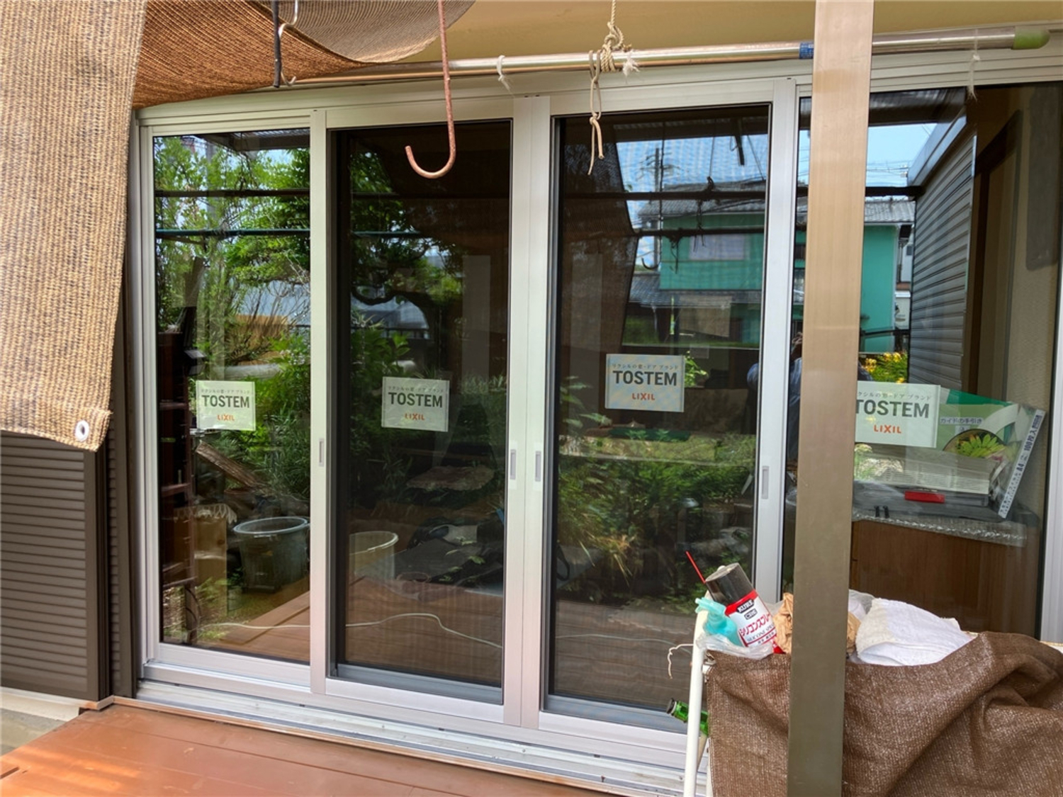 リプラス　2枚引き違いから4枚引き違いに