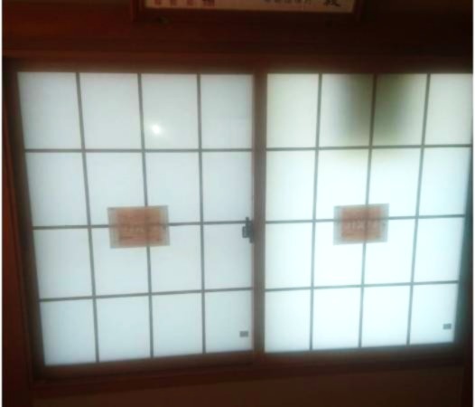 インプラス（和紙調複層ガラス）施工させていただきました